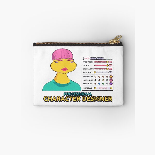 Item preview, RPG Humor Professional Character Designer, Pink Bowl Cut designed and sold by SaltySteve.