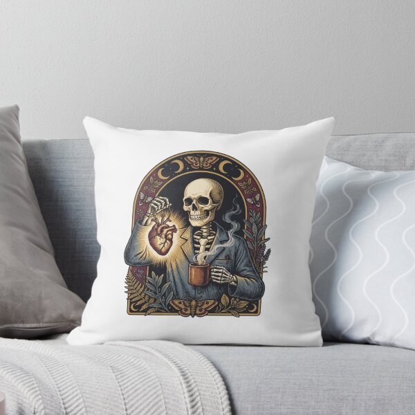 Item preview, Skeleton Doctor Coffee & Glowing Heart designed and sold by VYRON STUDIO.
