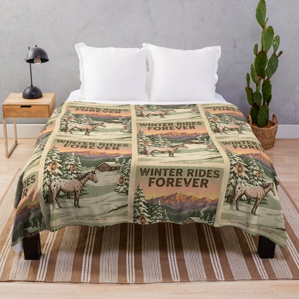 Item preview, Appaloosa Winter Forest designed and sold by PictoVibe.