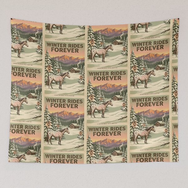 Item preview, Appaloosa Winter Forest designed and sold by PictoVibe.