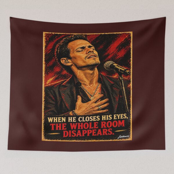 Item preview, Marc Anthony Eyes Closed Latin Soul Salsa Art  designed and sold by Artisticanvas.