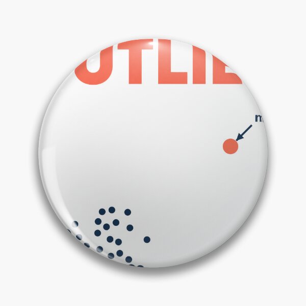 Item preview, Proud Outlier Scatter Plot Funny Data Science Statistics Gift designed and sold by ys96.