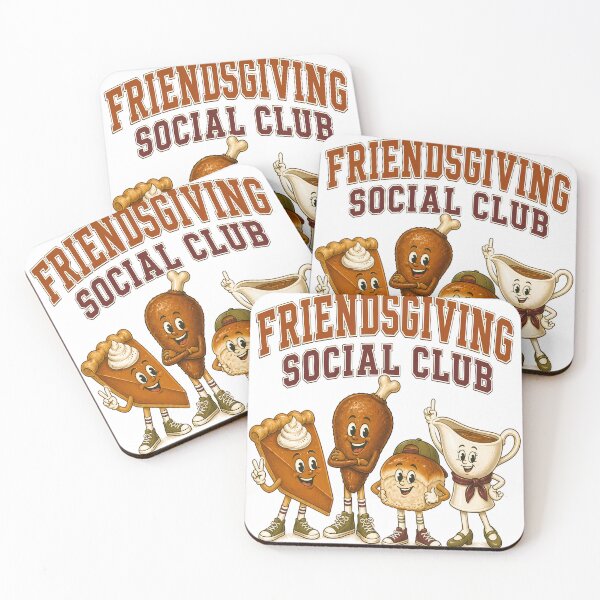 Item preview, Friendsgiving Social Club Friends Feast Party designed and sold by LiviuGligoros.