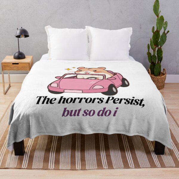 Item preview, The Horrors Persist But So Do I Funny Hamster designed and sold by OMITTEROMINOUS.