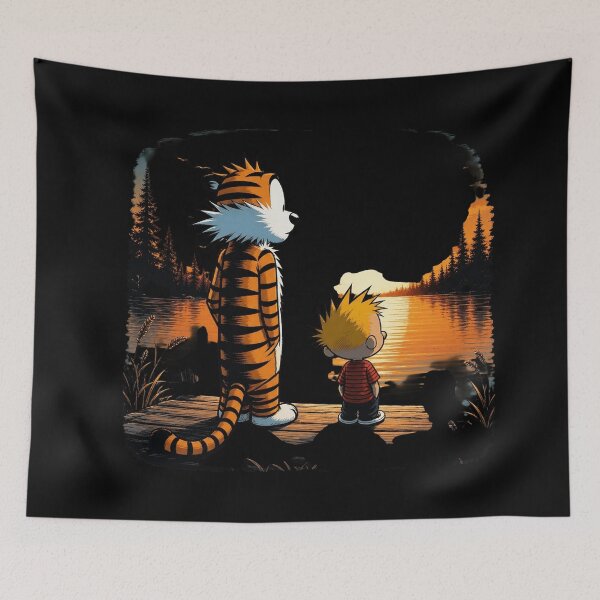Item preview, Calvin And Hobbes Sunset designed and sold by Fucboyday.