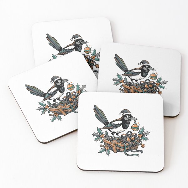 Item preview, Magpie Christmas Ornament Collector designed and sold by PictoVibe.