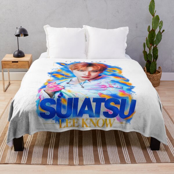 Item preview, Lee Know Stray Kids Suiatsu Cyber Blue Glow designed and sold by Valeree Store.