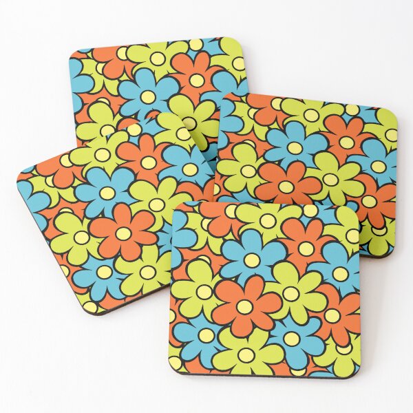 Item preview, Retro flowers  designed and sold by molliehitt.