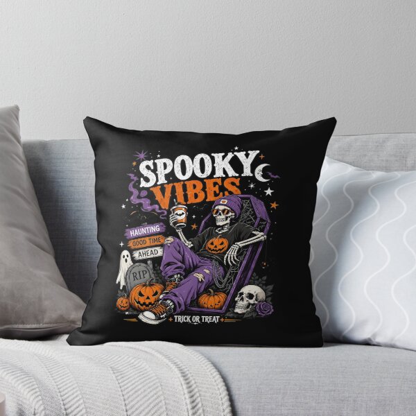 Item preview, Spooky Vibes Skeleton Coffin Halloween Coffee designed and sold by Dmo3HarkoArt.