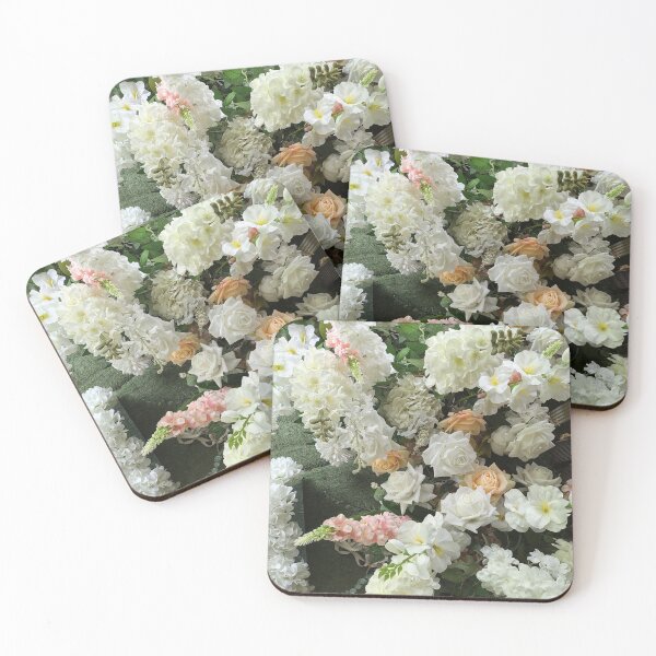 Item preview, Elegant White & Soft Peach Floral Arrangement at Magpie Springs designed and sold by MagpieSprings.