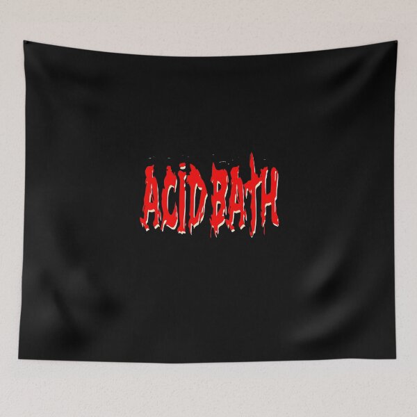 Item preview,  Acid Bath Distorted Red Design, funny acid brand music bath for fan, acid bath tour 2026, heavy metal  designed and sold by pisnikalimab.