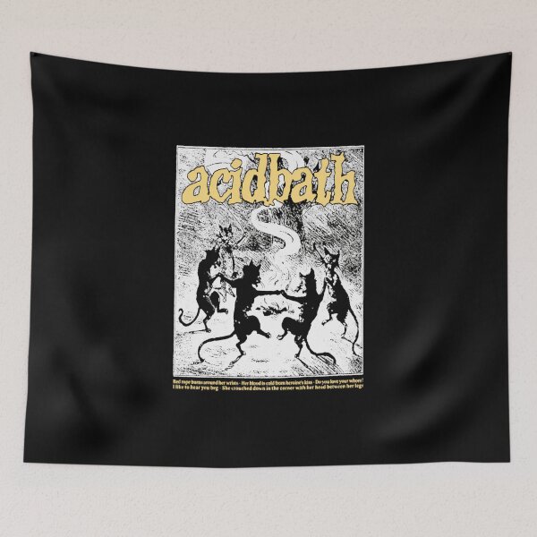 Item preview,  Acid Bath Distressed Grayscale Artwork Design, funny acid brand music bath for fan, acid bath tour 2026, heavy metal  designed and sold by pisnikalimab.