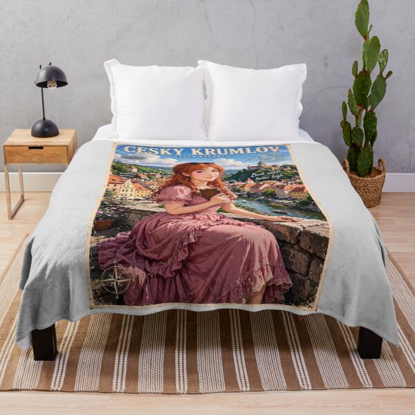 Item preview, Czech Republic — Český Krumlov — A Fairytale Afternoon by the River designed and sold by DibujandoPorfa.