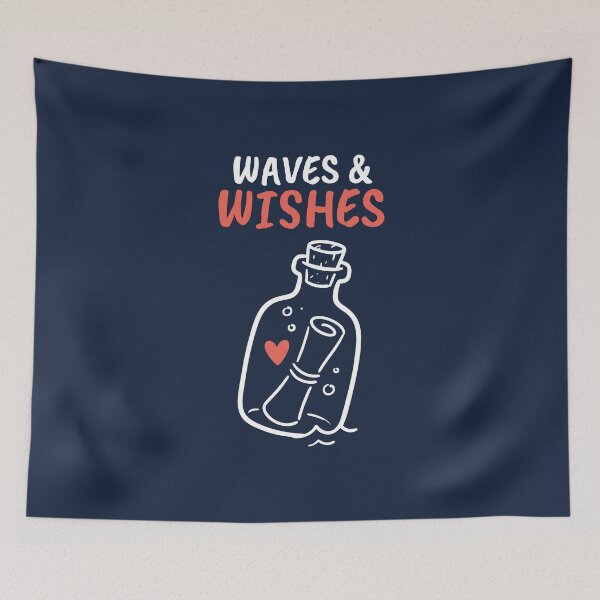 Item preview, Waves & Wishes – Message in a Bottle Ocean Wonders Design designed and sold by Sea Gem.