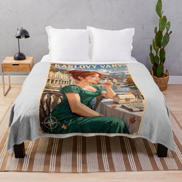 Item preview, Czech Republic — Karlovy Vary — Coffee and Elegance in a Spa Town designed and sold by DibujandoPorfa.