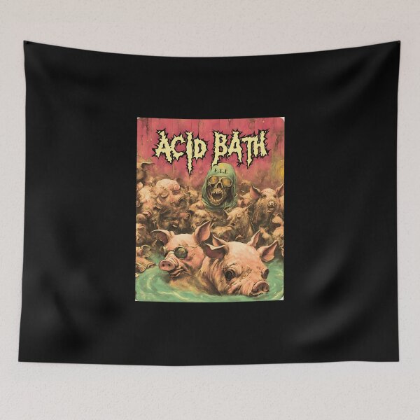 Item preview,  Acid Bath Grotesque Horror Collage Design, funny acid brand music bath for fan, acid bath tour 2026, heavy metal  designed and sold by pisnikalimab.