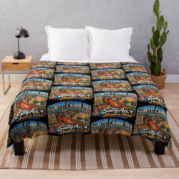 Item preview, South Carolina Lobster Humor – Salty Air Happier Here designed and sold by TheTrendsDesk.