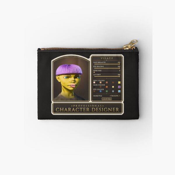 Item preview, RPG Humor Professional Character Designer, Purple Bowl Cut designed and sold by SaltySteve.