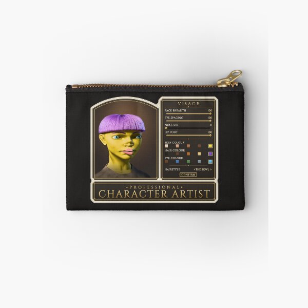 Item preview, RPG Humor Professional Character Artist, Purple Bowl Cut designed and sold by SaltySteve.
