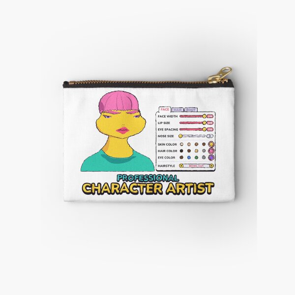 Item preview, RPG Humor Professional Character Artist, Pink Bowl Cut designed and sold by SaltySteve.