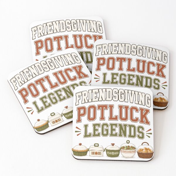 Item preview, Friendsgiving Potluck Legends Food Squad designed and sold by LiviuGligoros.
