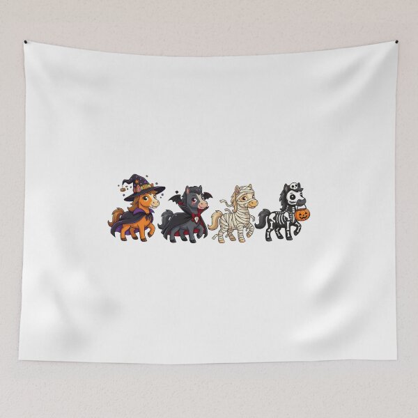 Item preview, Cute Halloween Pony Costumes Art designed and sold by Dmo3HarkoArt.