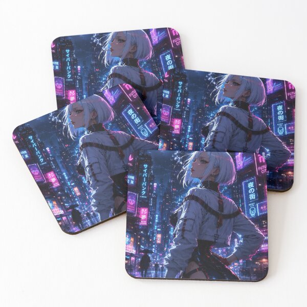 Item preview, Neon City Girl Futuristic designed and sold by JessieBustos.