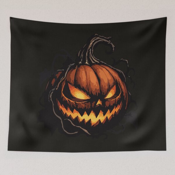 Item preview, The Cursed Pumpkin Pumpkin – Gothic Halloween Jack O' Lantern designed and sold by ByGio.