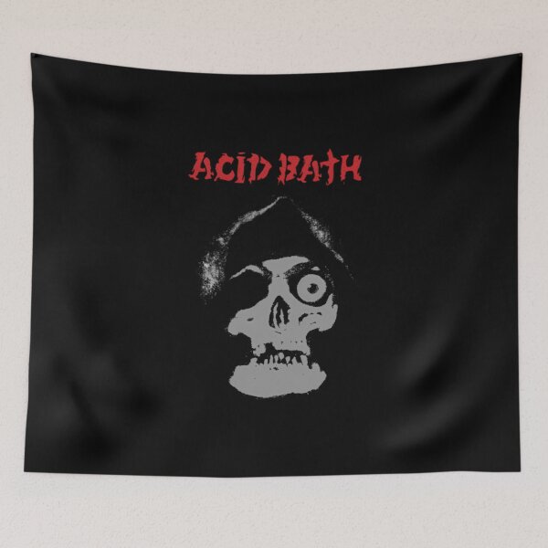 Item preview,  Acid Bath One Eyed Ghoul Skull Design, funny acid brand music bath for fan, acid bath tour 2026, heavy metal  designed and sold by pisnikalimab.
