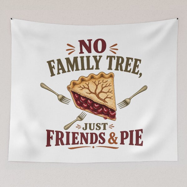 Item preview, No Family Tree Without Friends & Pie Holiday designed and sold by LiviuGligoros.