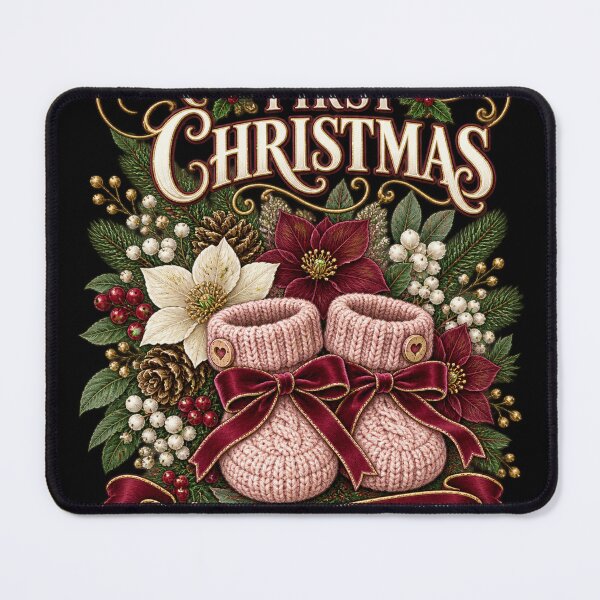 Aperçu de l'œuvre Grandma's First Christmas Joy créée et vendue par Art For You Studio.