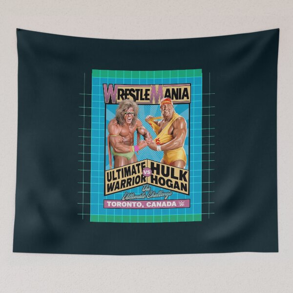 Item preview, WrestleMania Hulk Hogan Retro Poster designed and sold by HomeGirlElegy.