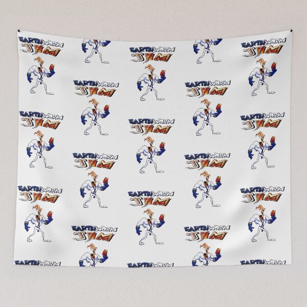 Item preview, Earthworm Jim Retro 90s Video Game Hero designed and sold by Bohepa.