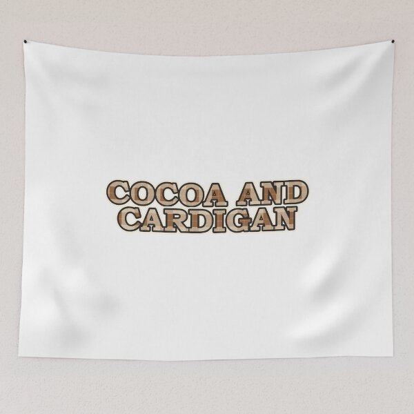 Item preview, Cocoa And Cardigan Funny Cozy Shirt designed and sold by Alphakenon.