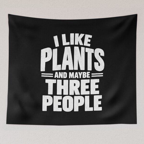 Item preview, I Like Plants And Maybe Three People designed and sold by fairmont-press.