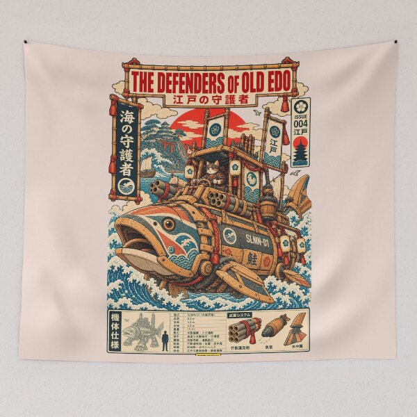 Item preview, Defenders of Old Edo: Salmon Submarine designed and sold by BRTHRCNK01.