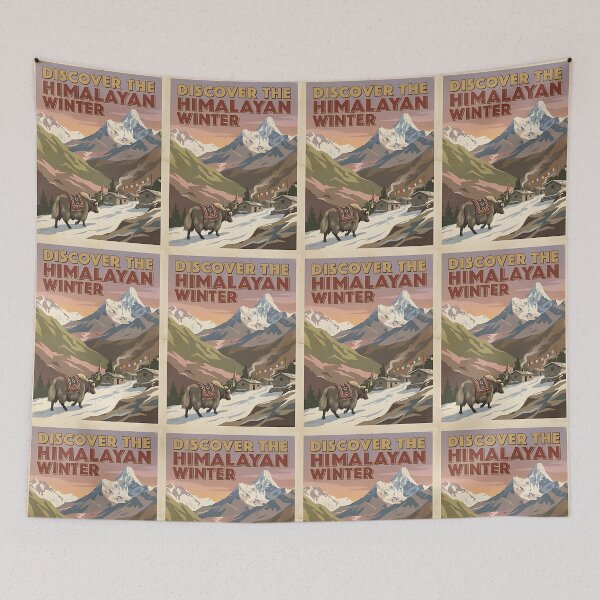 Item preview, Himalayan Yak Winter Festival designed and sold by PictoVibe.