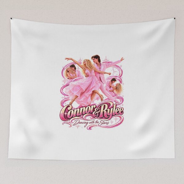 Item preview, Connor Wood & Rylee Arnold, Dancing With The Stars, DWTS Couple, Ballroom Dance Fan Gift, Pink Dance designed and sold by Sparkles Makes Studio.