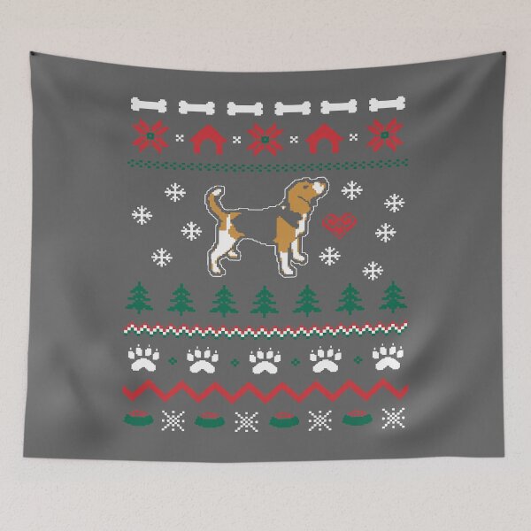 Item preview, Beagle Ugly Christmas Sweater designed and sold by KristineLi.