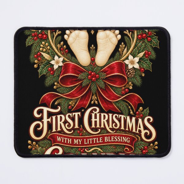 Aperçu de l'œuvre First Christmas with My Blessing créée et vendue par Art For You Studio.