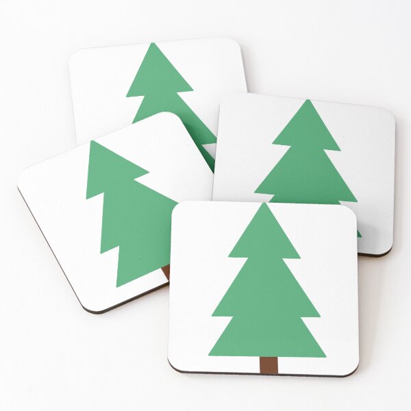 Item preview, Simple Green Evergreen Tree Silhouette designed and sold by raun.draw.