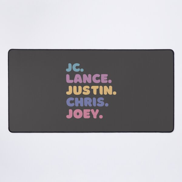 Item preview, Stylish Minimalist Name Design Featuring JC, Lance, Justin, Chris, and Joey designed and sold by tagtalks.