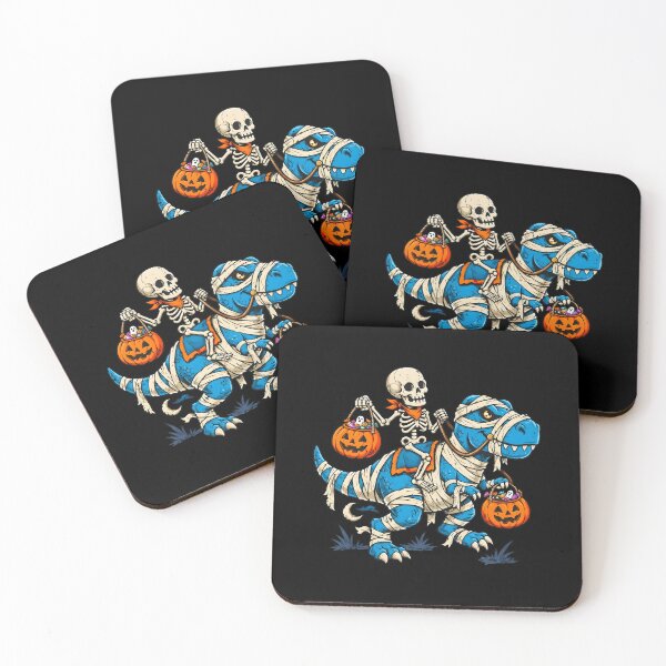 Item preview, Skeleton Rider Mummy Rex Halloween Treat Bag designed and sold by Dmo3HarkoArt.