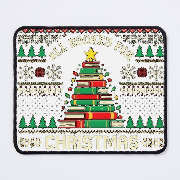 Item preview, All Booked For Christmas, Book Lovers Christmas Classic T-Shirt designed and sold by hapitoss.