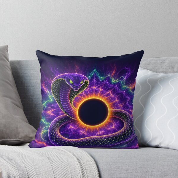 Item preview, Serpent Sun Psychedelic Cobra Mandala designed and sold by Nation Banter.