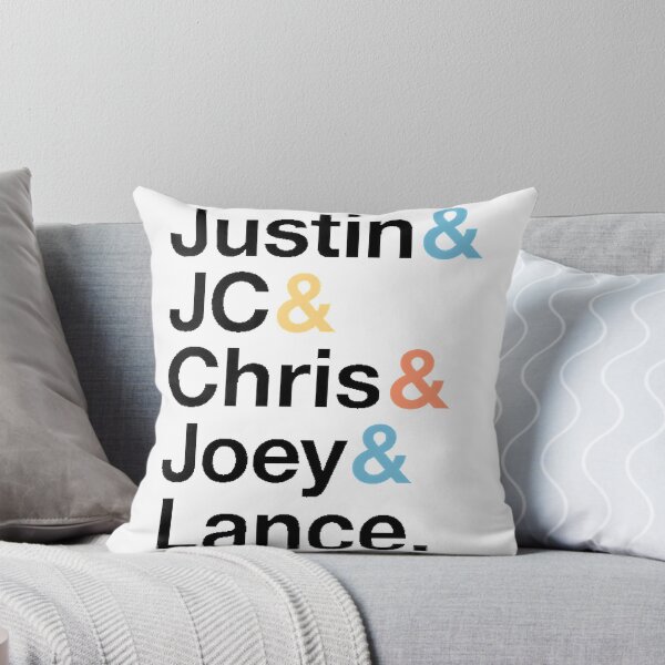 Item preview, NSYNC Inspired Ampersand Style Typography Design Featuring Band Member Names designed and sold by tagtalks.
