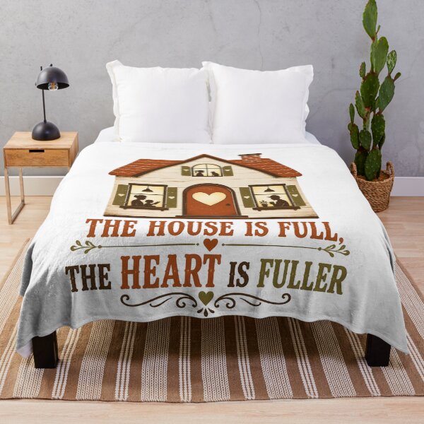 Item preview, The House Is Full The Heart Is Fuller Holiday designed and sold by BernoNickel.