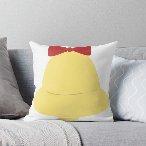 Item preview, Yellow Bell With Red Ribbon Bow designed and sold by raun.draw.