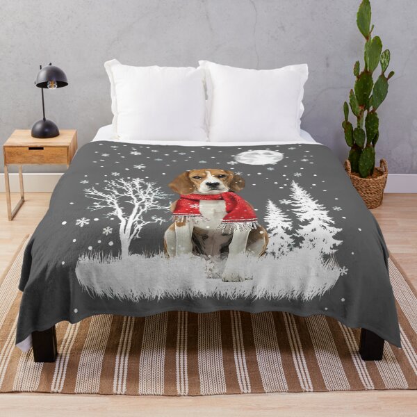 Item preview, Beagle in Moonlight Snow Christmas Pajama designed and sold by KristineLi.