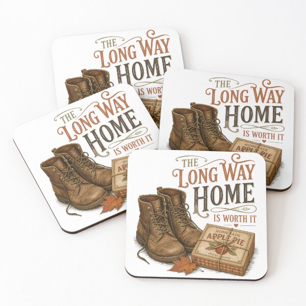 Item preview, The Long Way Home Autumn Homecoming Travel designed and sold by BernoNickel.